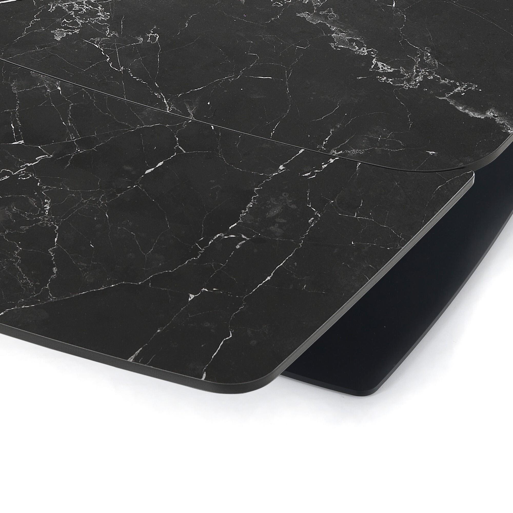 Tomasucci Tavolo allungabile ALEXA BLACK MARBLE