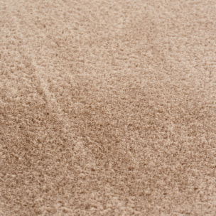 ALBA - Tapis doux beige à poils courts