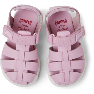 Sandalias - CAMPER Oruga - Rosa - Cuero liso