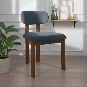 Oresteluchetta Set 2 Sedie DARA DARK WOOD