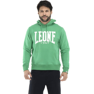 Sudadera de hombre Leone Basic de algodón no perchado con capucha