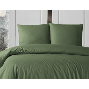 Parure housse de couette et taie(s) oreiller 100% Coton