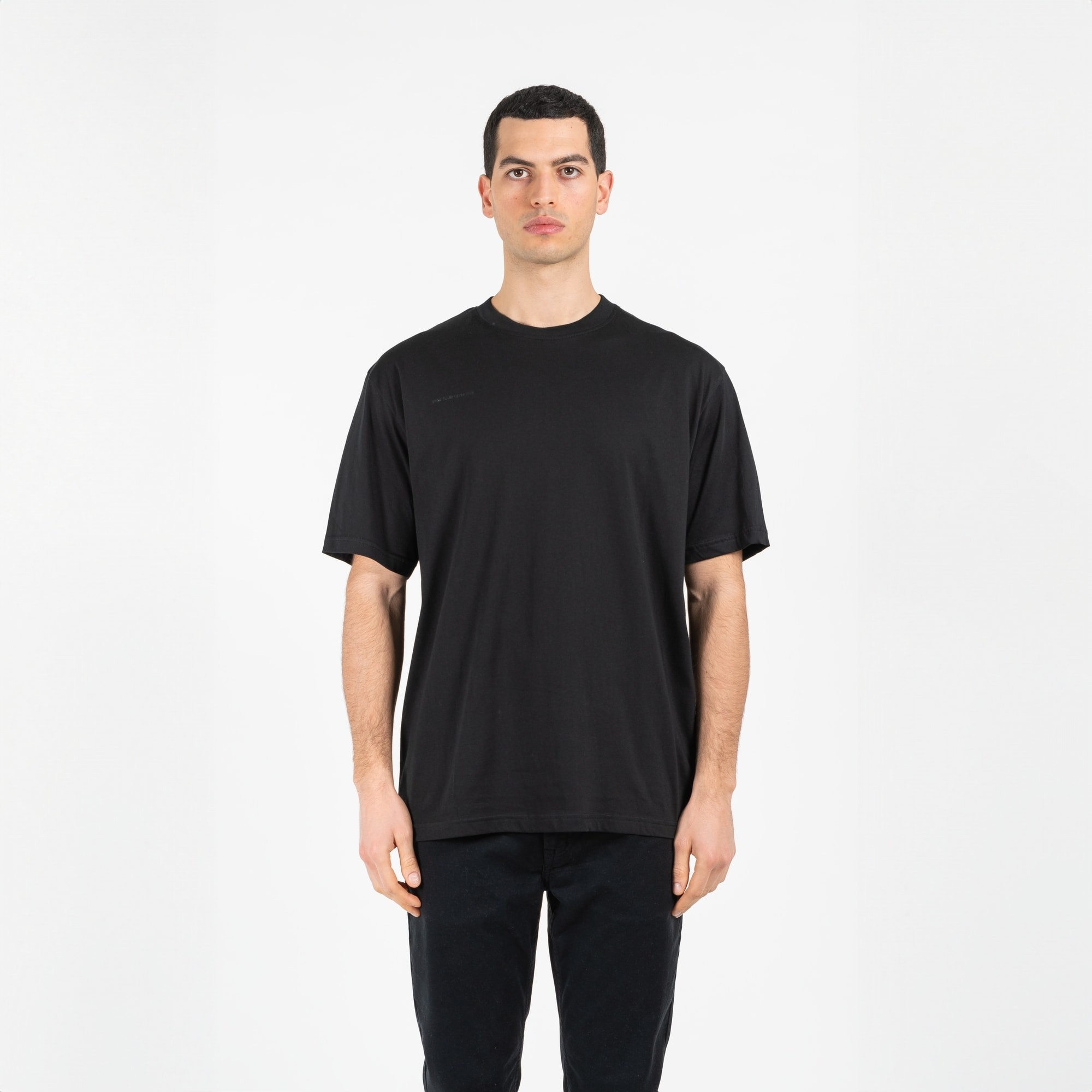 T-shirt jersey cotone organico con stampa oversize fit