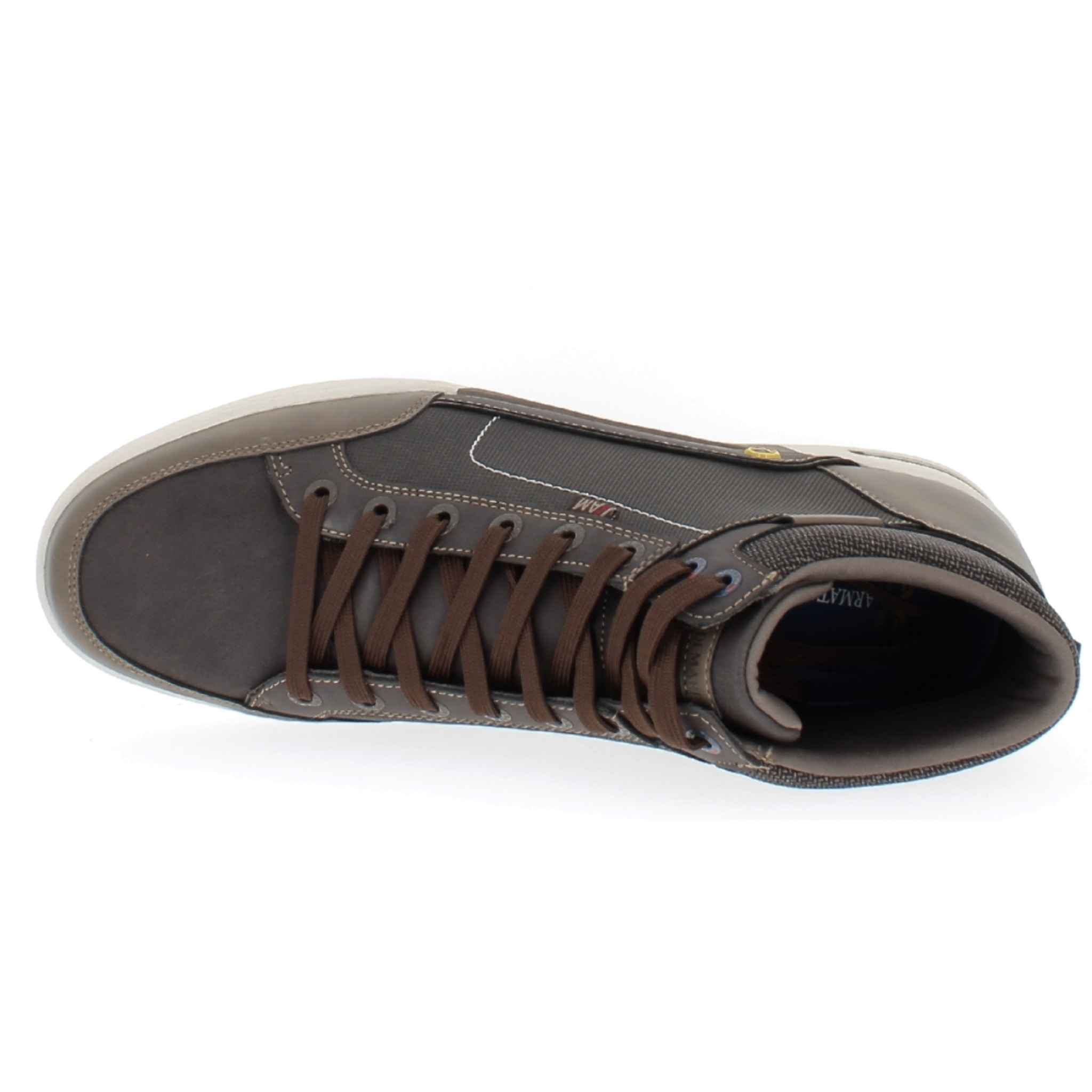 Armata di Mare Scarpe Uomo Stivaletti Casual Stringati con Soletta Rimovibile in Memory Foam AMU W23M400 Dk Brown