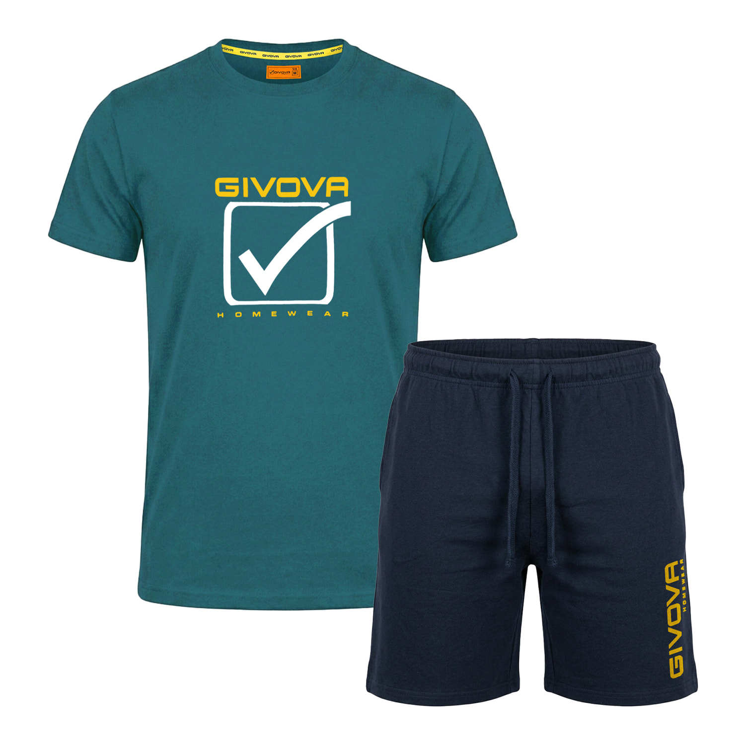 Completo Homewear Uomo Corto GIVOVA Cotone