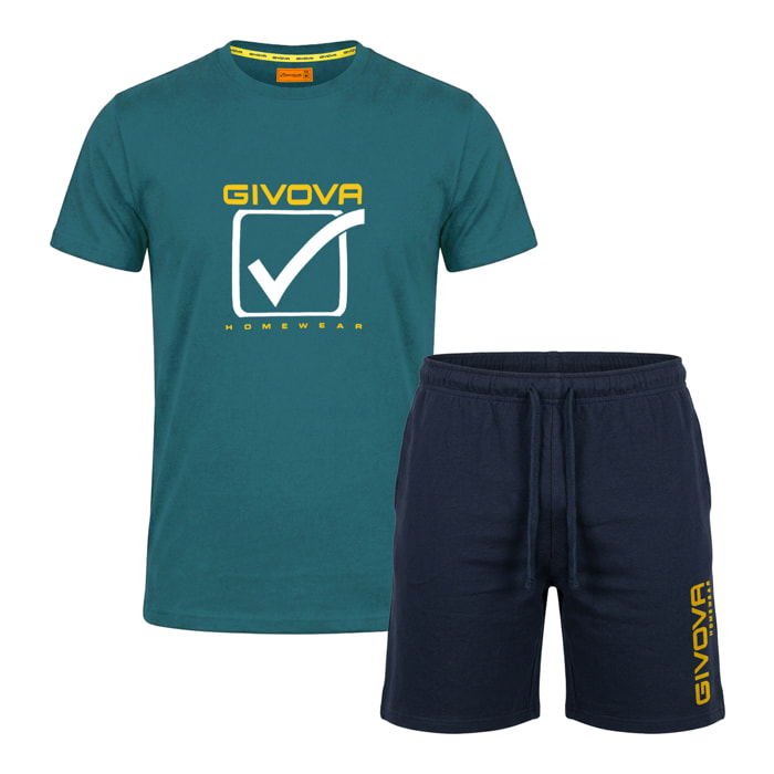 Completo Homewear Uomo Corto GIVOVA Cotone