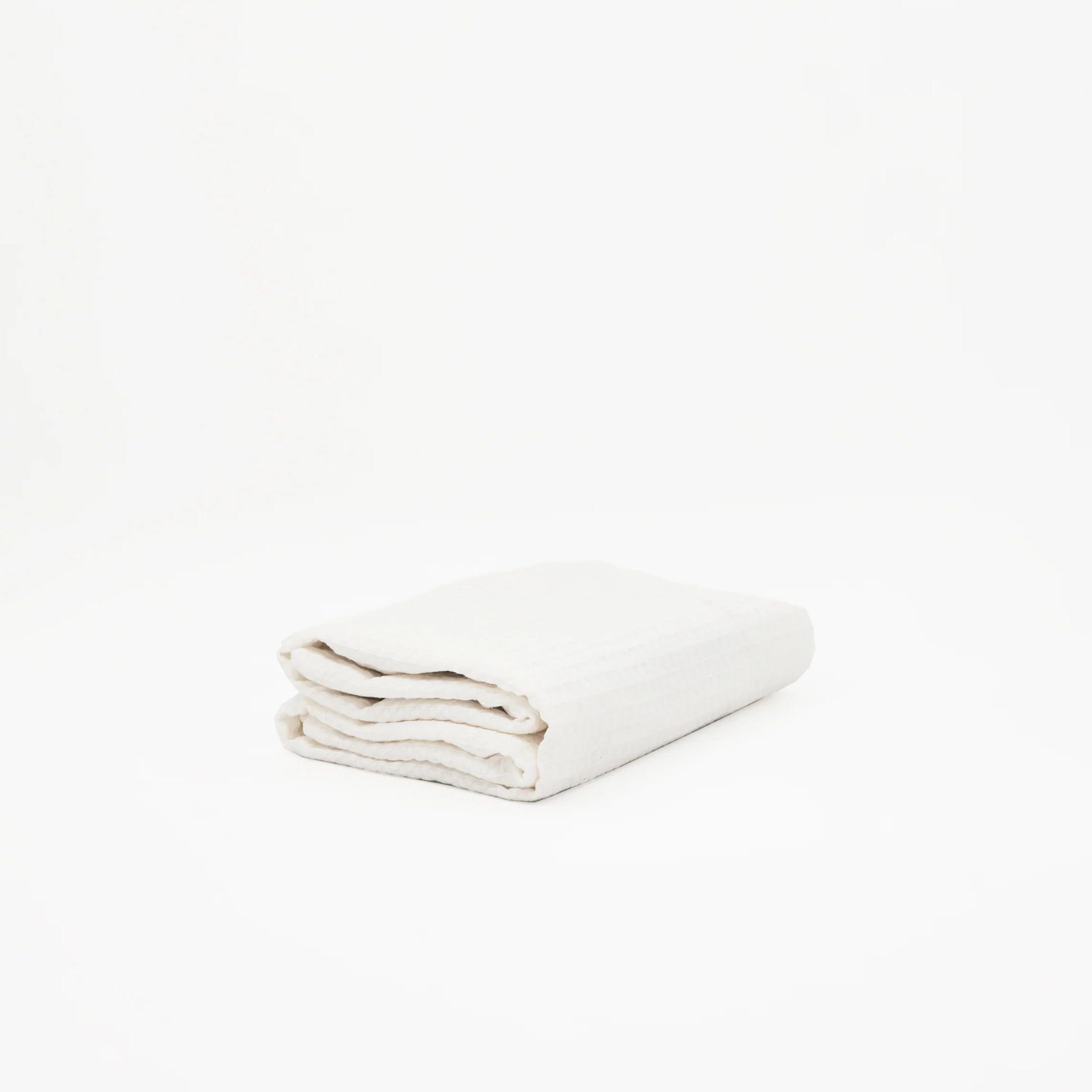 Serviettes Gaufrée 100 % coton Blanc chimique