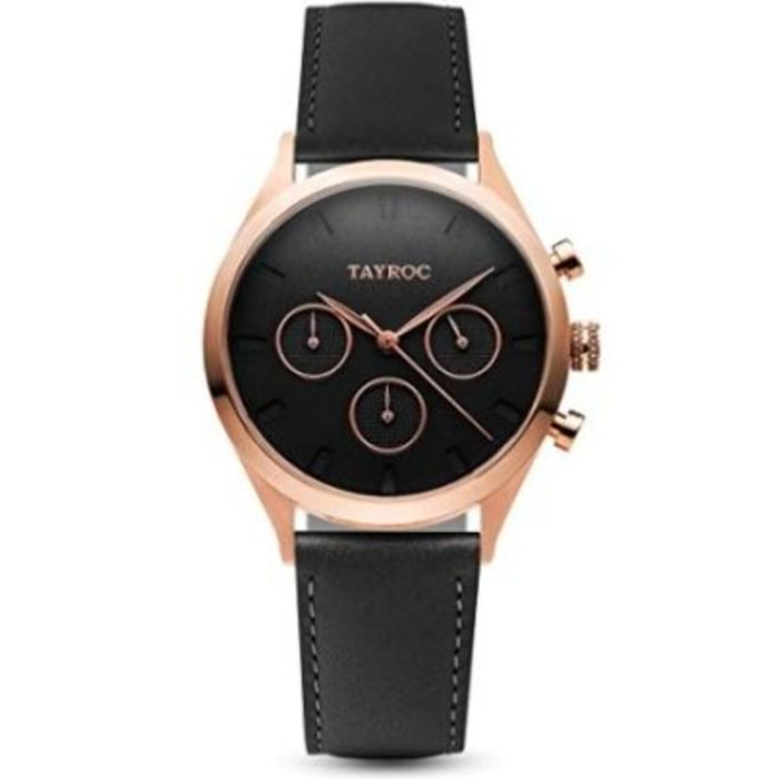 Reloj Tayroc TY56 Mujer Analogico Cuarzo con Correa de Cuero