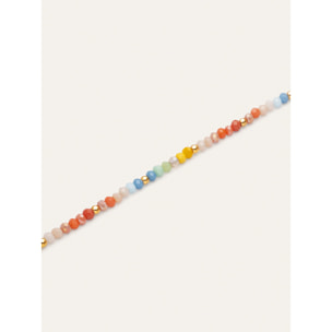 Collana Crystals Pastel Acciao Placcato Oro