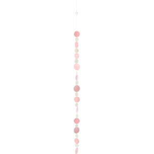 J-Line Corde Lisa - coquillage - rose