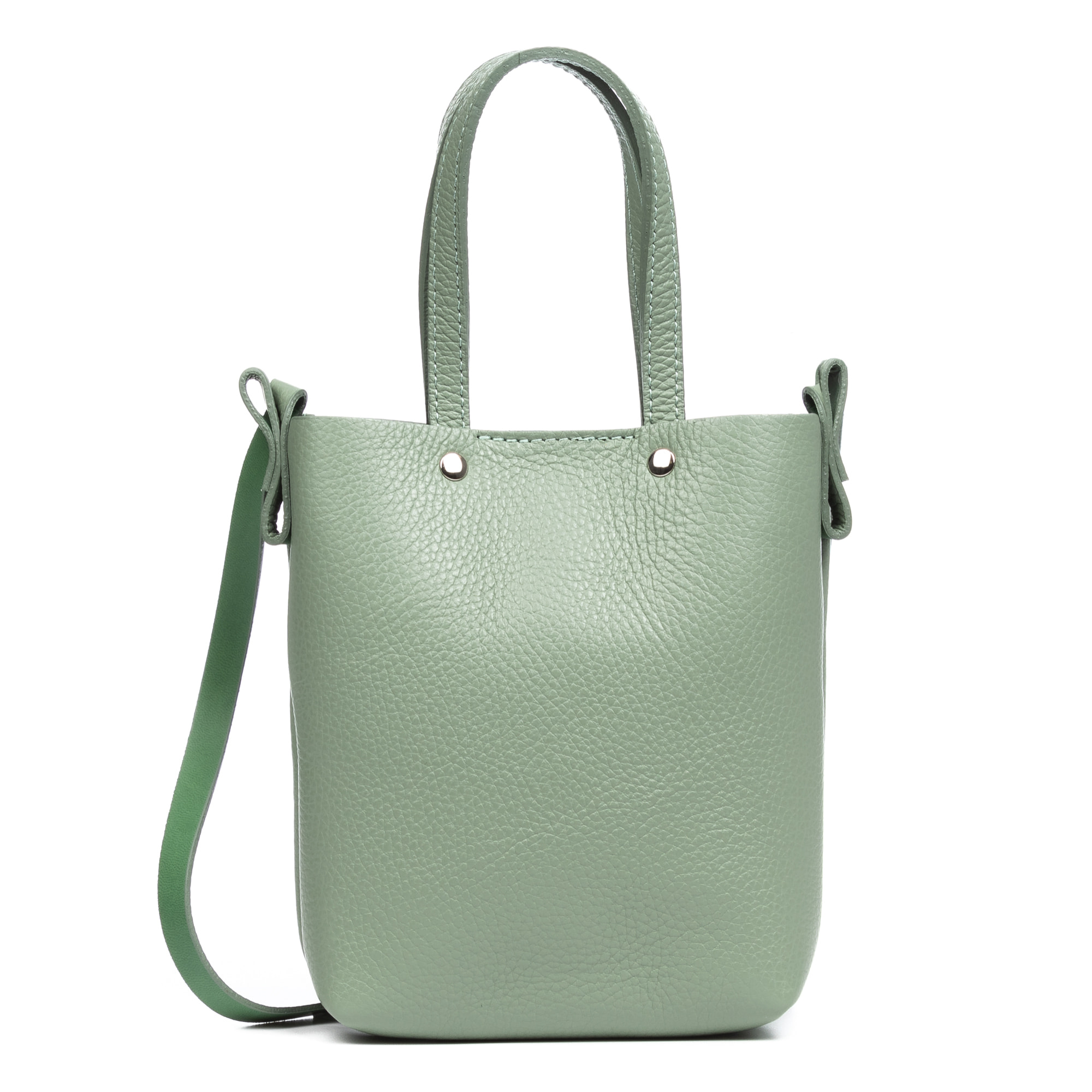 Italia Borsa a tracolla Donna.Pelle autentica Dollaro