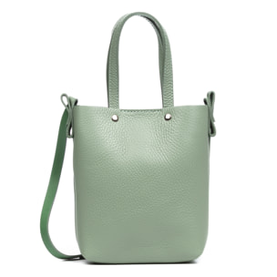 Italia Borsa a tracolla Donna.Pelle autentica Dollaro