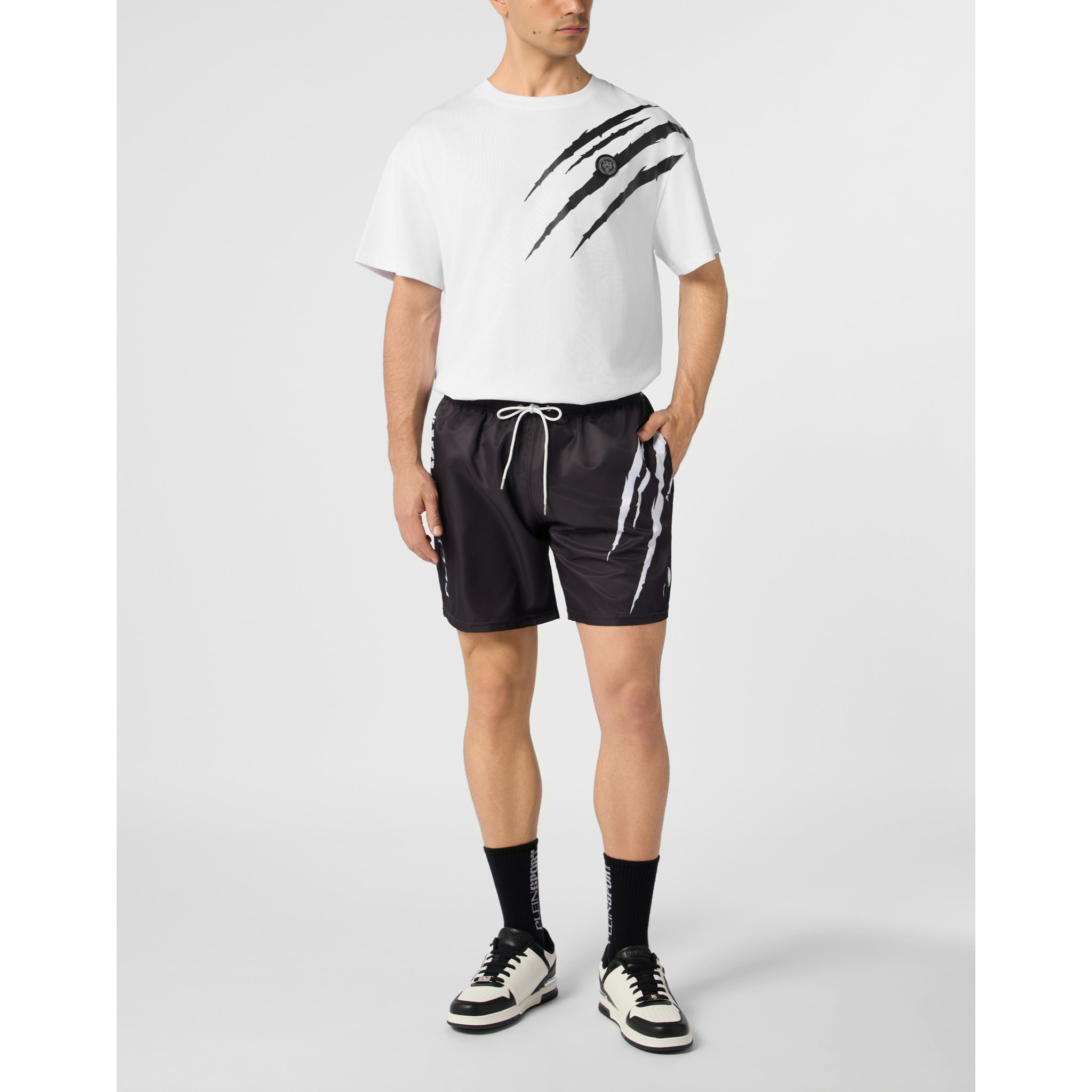 PLEIN SPORT Maglietta girocollo Ss SCRATCH