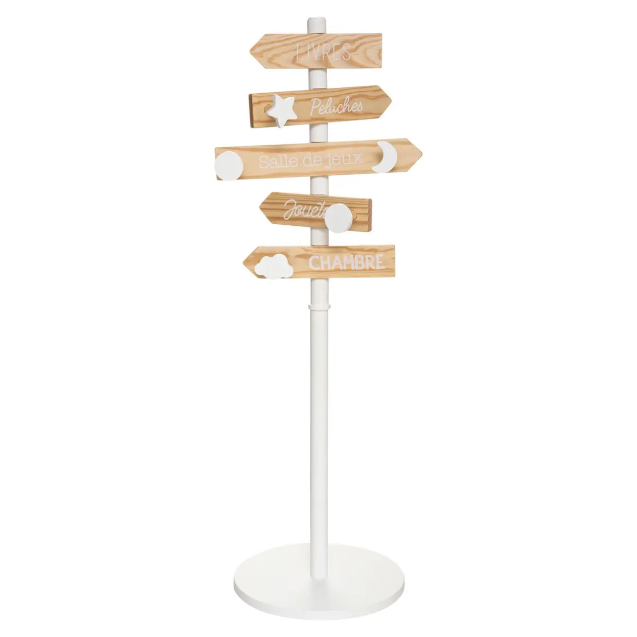 Porte-manteau enfant "Pancarte" H115 cm