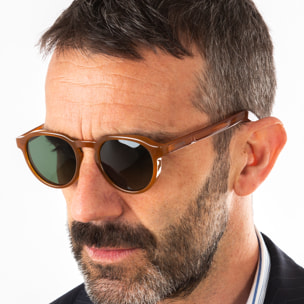 Gafas de sol OCEAN LA ROCHELLE - Miel brillante / Verde