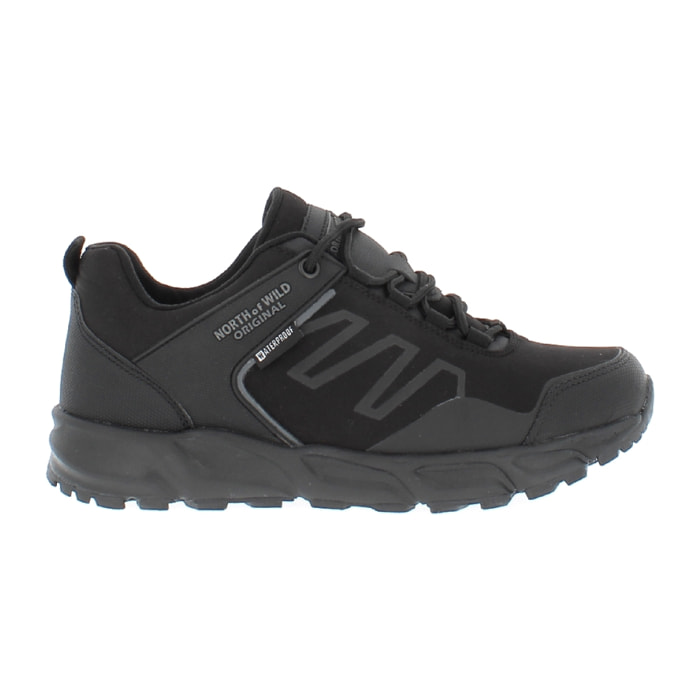 North of Wild Scarpe Uomo Trekking Outdoor Escursionismo con Soletta Rimovibile in Memory Foam NW W22T301 Black