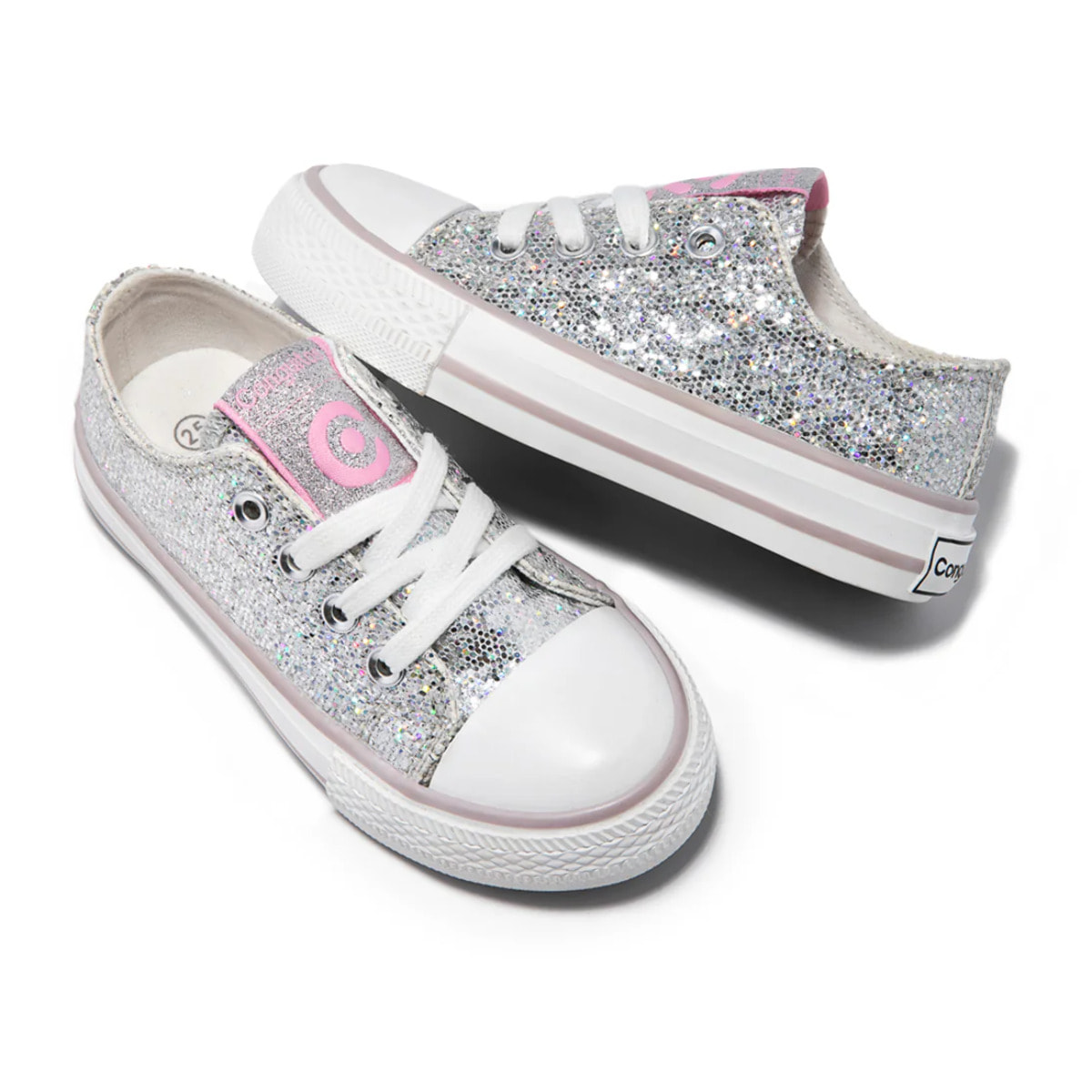 Zapatillas Glitter Plata