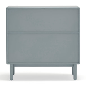Cómoda Corvo 4 cajones gris perla