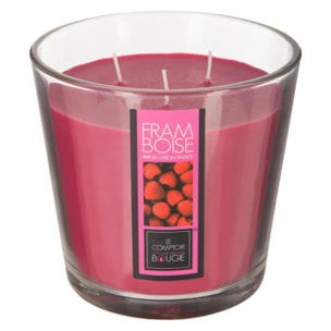 Bougie parfumée framboise 500g