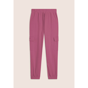 Pantaloni Cargo Regular Fit in French Terry