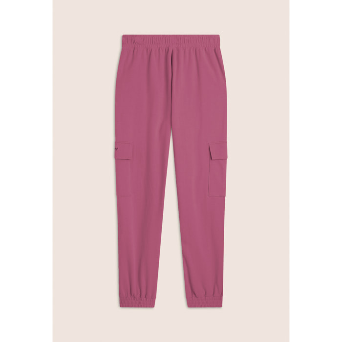 Pantaloni Cargo Regular Fit in French Terry