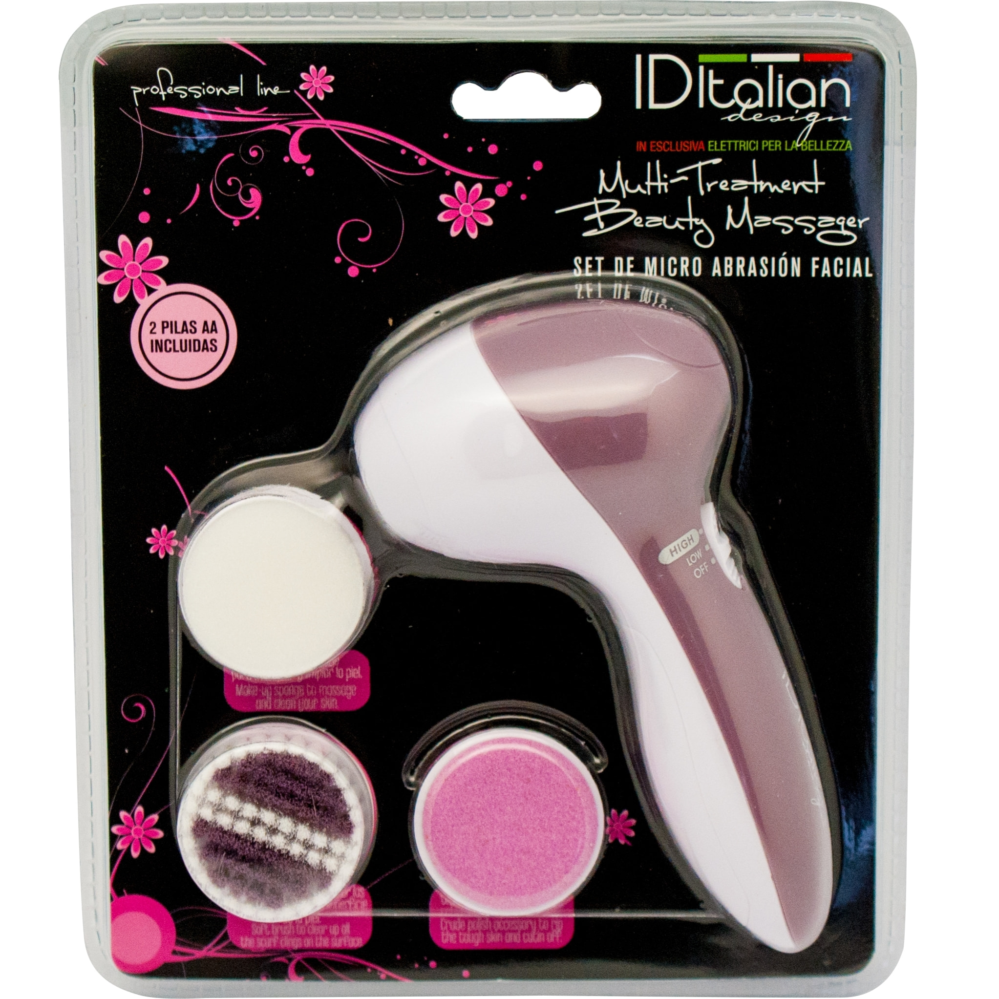Multi-treatment beauty massager