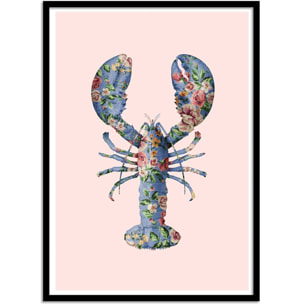 Affiche - Floral lobster - Paul Fuentes