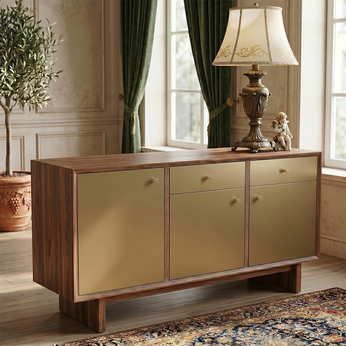 Rouleau adhésif décoratif Vinyle au Mètre - Marron clair - Sticker Lavable Imperméable Mur Cuisine Meubles