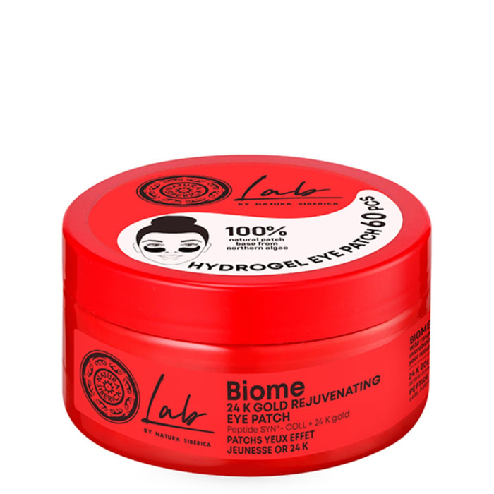 LAB BIOME - Patchs pour les yeux jeunesse Or 24K 60 patchs