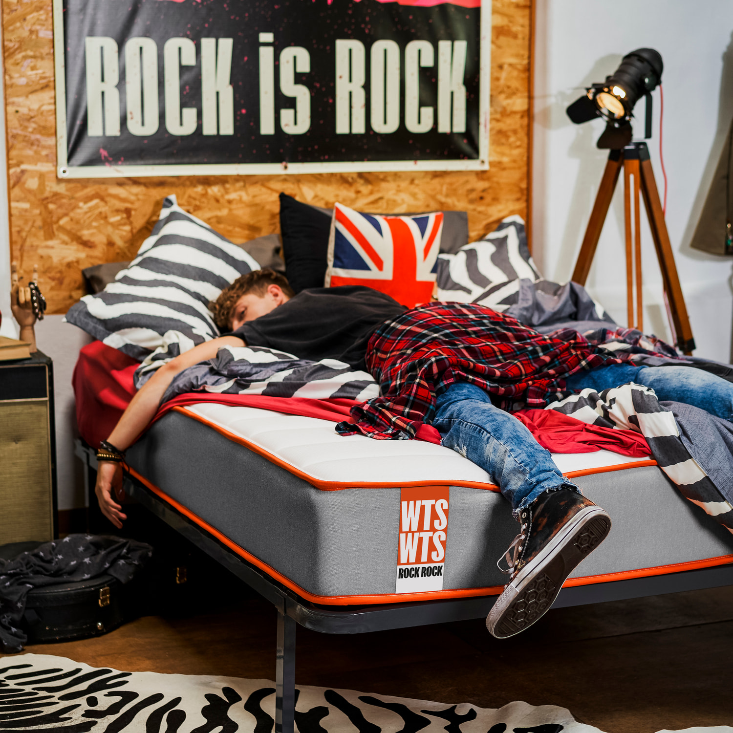 Colchón Viscoelástico + Espuma HR | 26cm de altura | Descanso Premium | Firmeza Alta | Rock