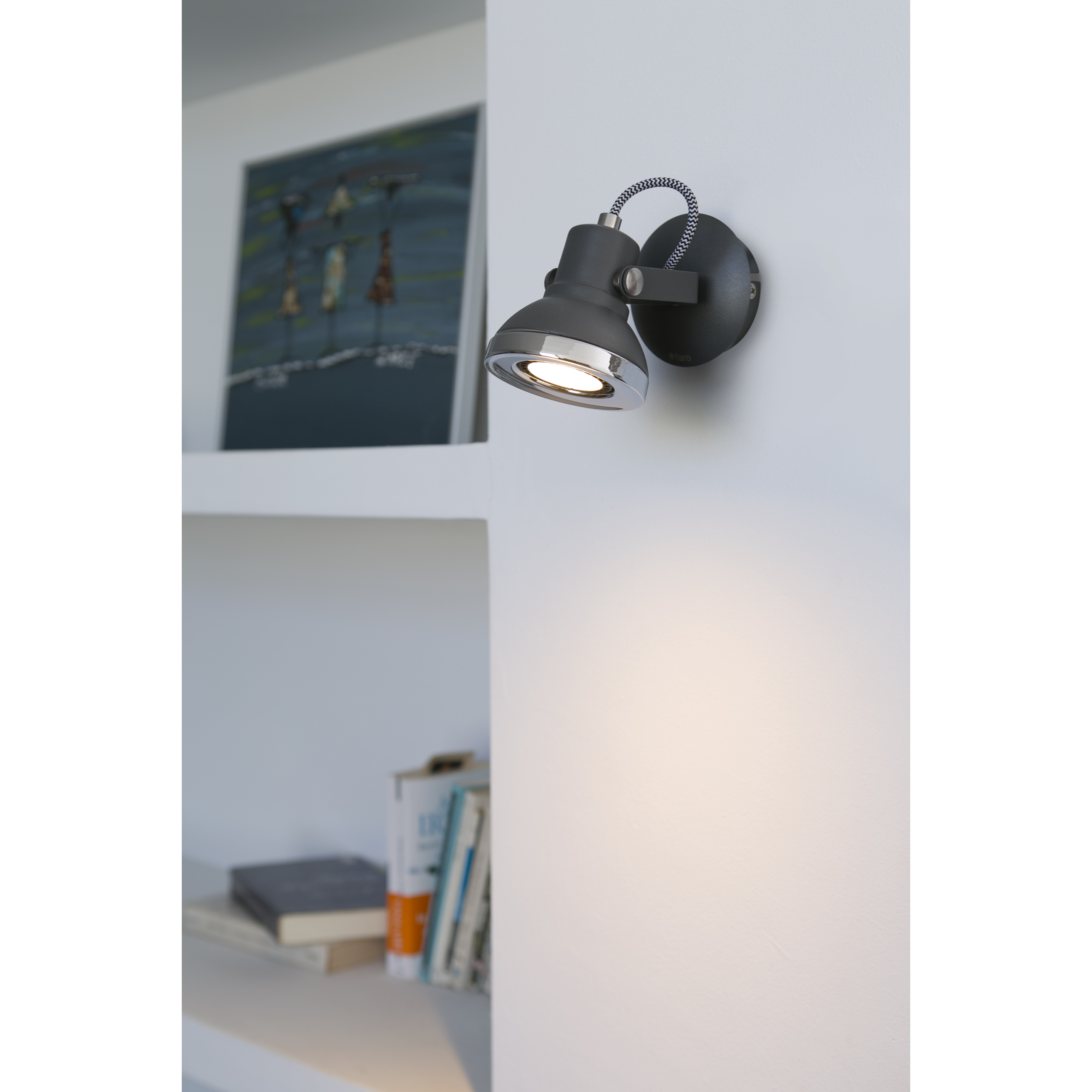 RING Lampe applique gris