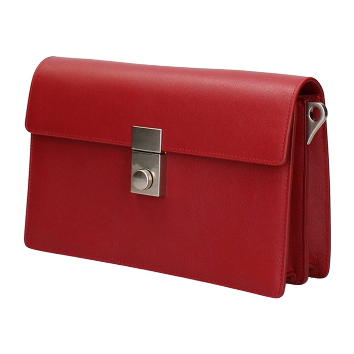 Borsa a tracolla da donna Made in Italy - Modello Valoria - 100% pelle - 24.0 x 15.0 x 7.0 cm