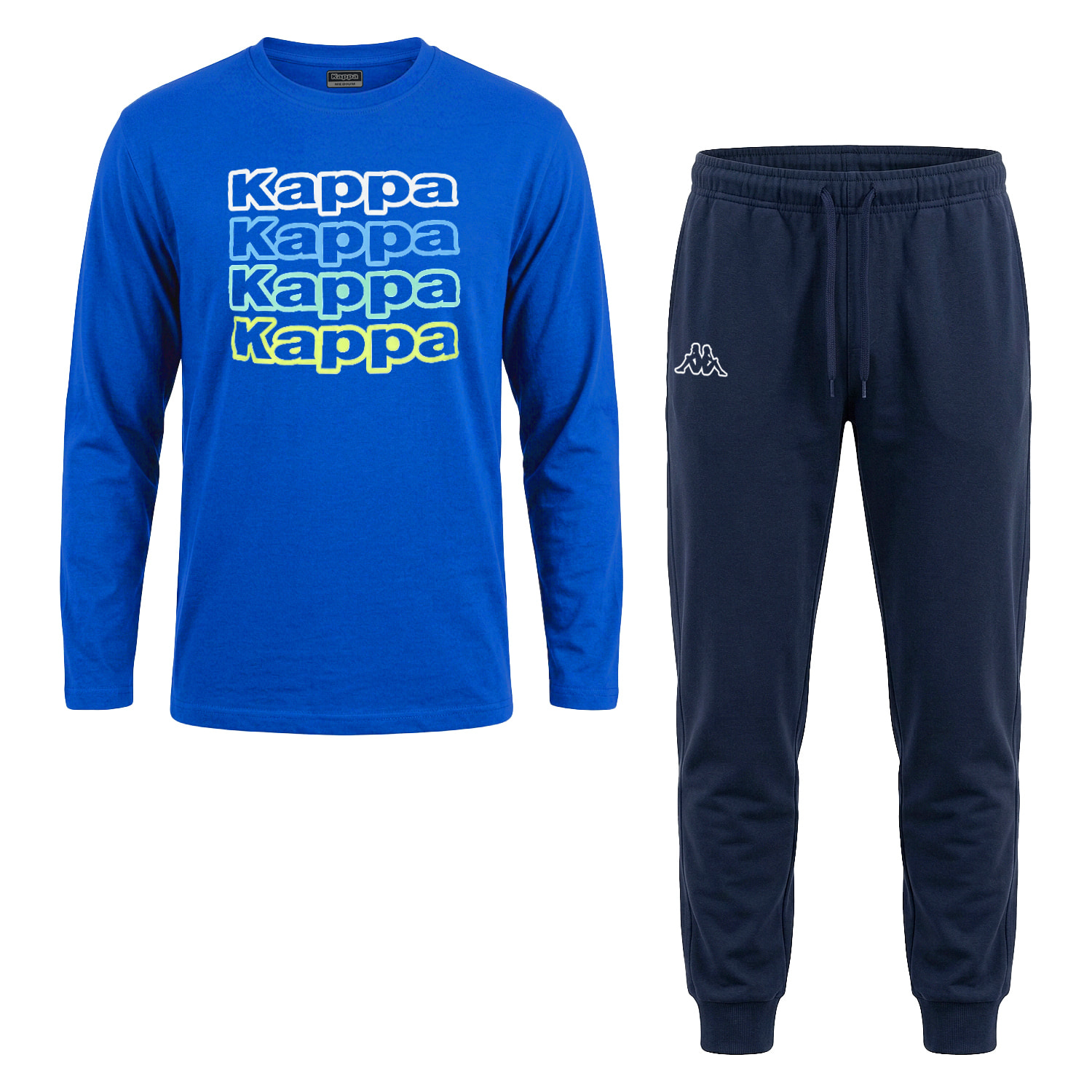 Pigiama Lungo Uomo KAPPA Cotone Leggero