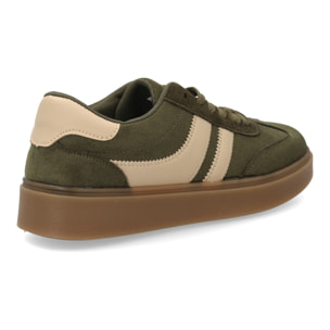 Zapatillas deportivas mujer casual con plataforma y cordones