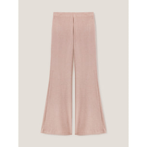 Motivi - Pantalón flare lúrex - Beige