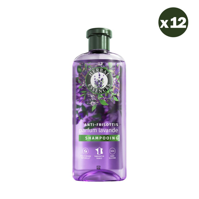 12 Shampoings Anti-Frisottis 250ml - Herbal Essences