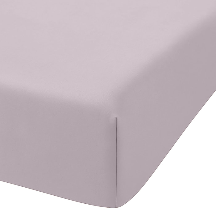 Drap Housse - Bonnet:30cm 100%coton Bio 57fils Beige