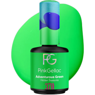 Vernis semi-permanent - 370 Adventurous Green - 15 ml