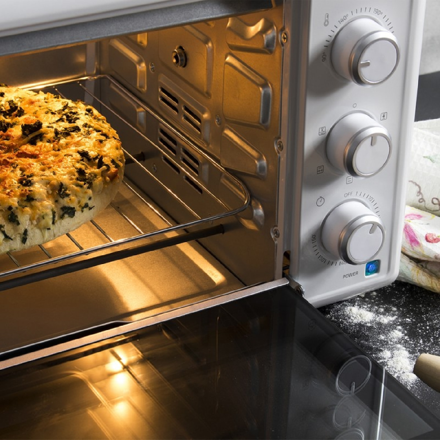 Cecotec Horno de sobremesa Horno de sobremesa Bake&Toast 3090 White Gyro