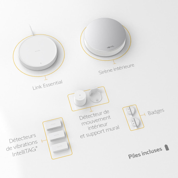 Home Alarm Essential - Système d'alarme maison sans fil connecté