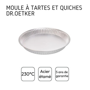 Moule à quiche lorraine 30 cm Dr. Oetker Classics