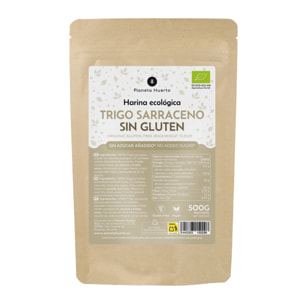 Harina de Trigo Sarraceno ECO Sin Gluten Planeta Huerto 500 g