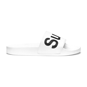 Superga - Slippers Uomo Donna Bianco - 1908 Slides Polysoft