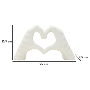 SCULTURA LOVER WHITE CM 25X7,5X13,5