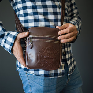 Bandolera Hombre Pu/Piel Lois Desert Marron