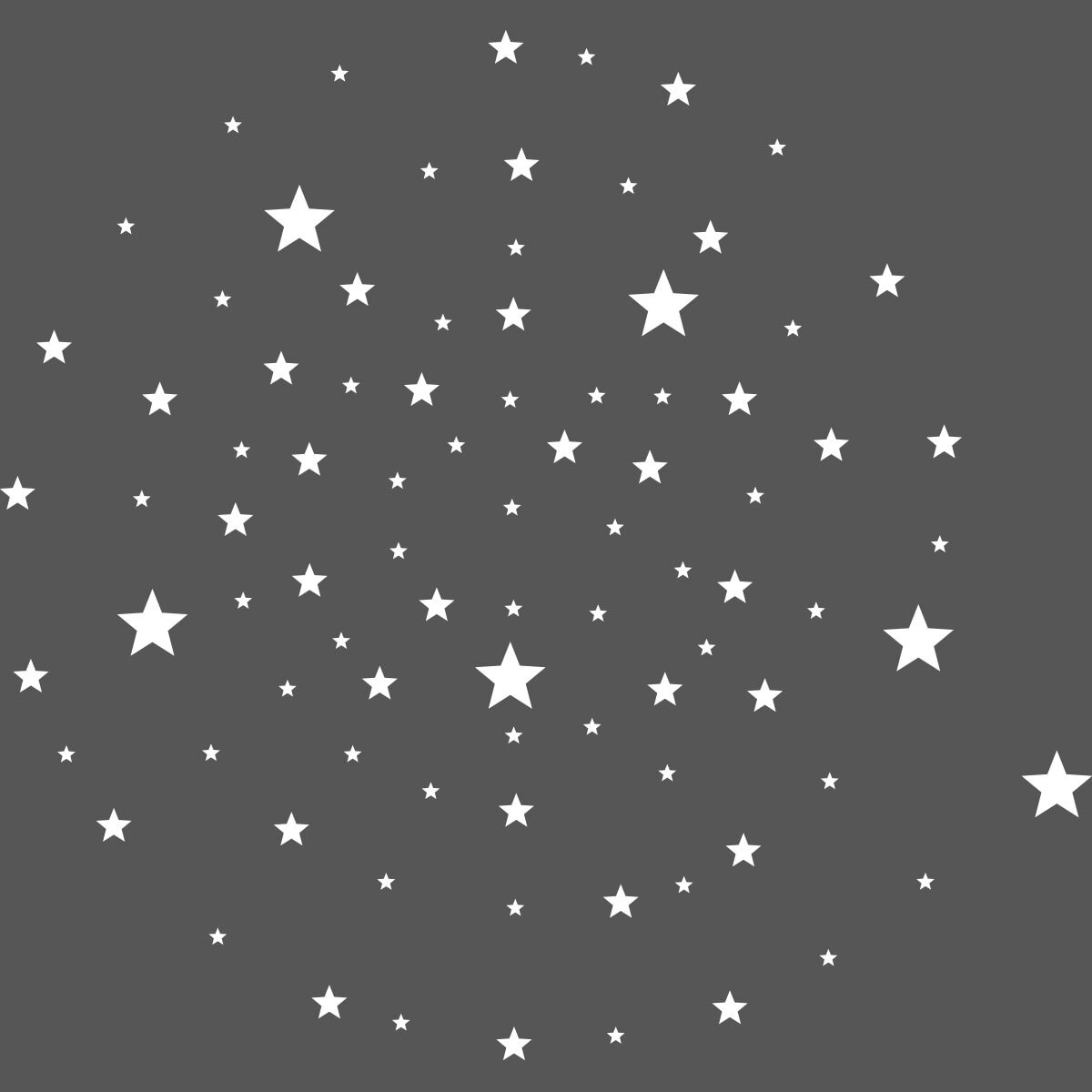 Stickers Lot des 130 étoiles - blancs - Autocollants adhésifs noël - décoration fêtes