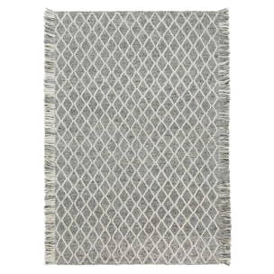 Tapis salon et chambre fait main en laine motif scandinave WAXE