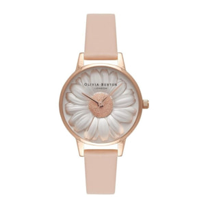 Reloj Olivia Burton OB16FS87 Mujer Analogico Cuarzo con Correa de Cuero