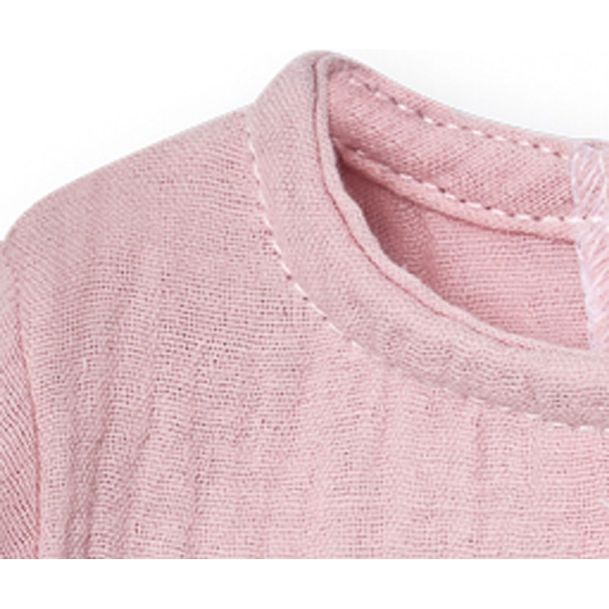 Body bebé manga larga bambula botones