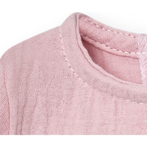 Body bebé manga larga bambula botones